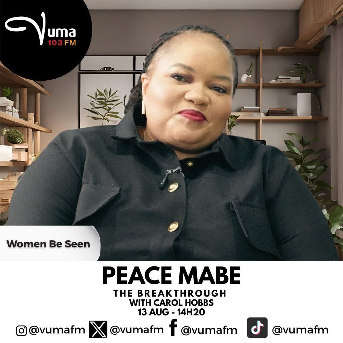 #WomanBeSeen With Deputy Minister Peace Mabe episode artwork