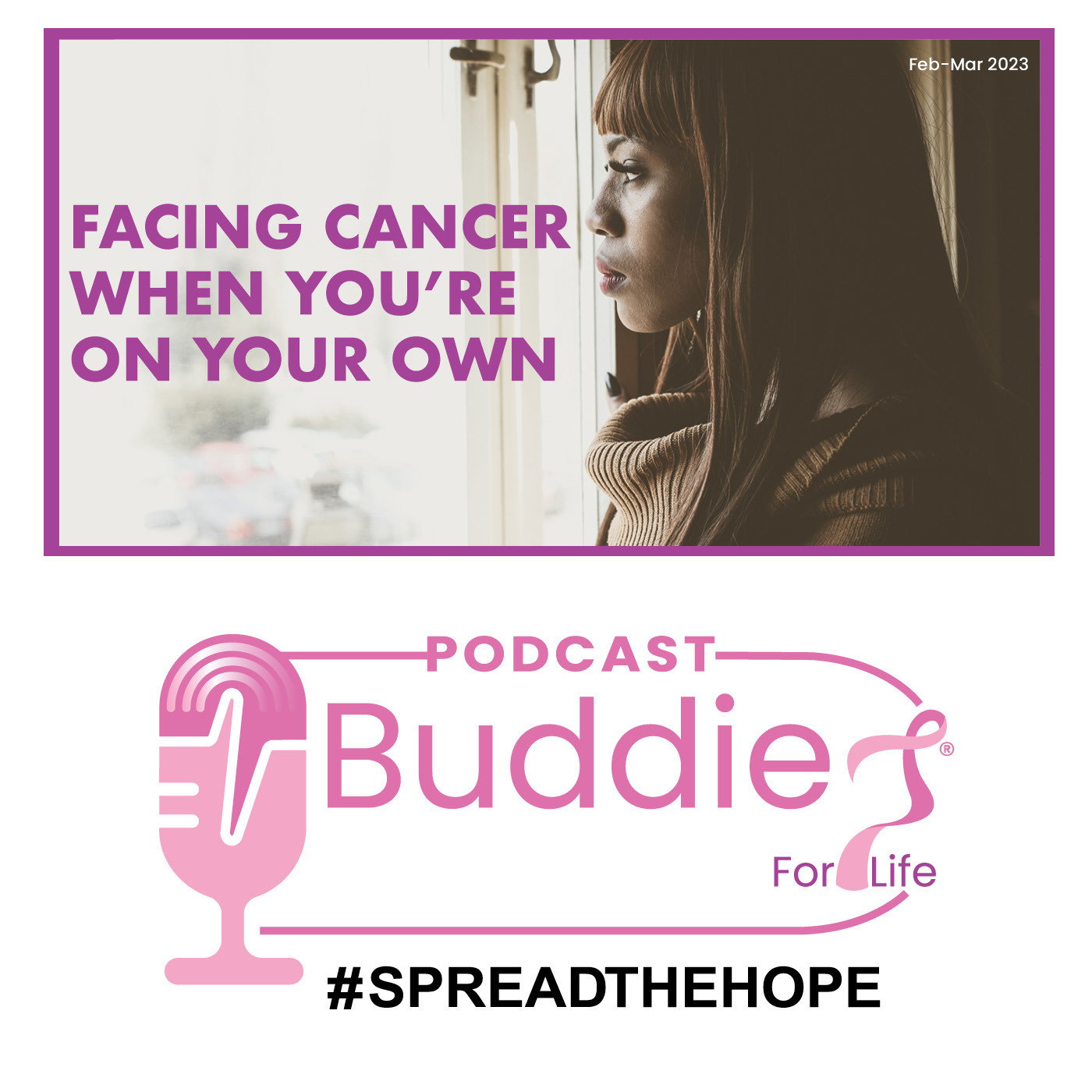 Facing cancer when you're on your own episode artwork