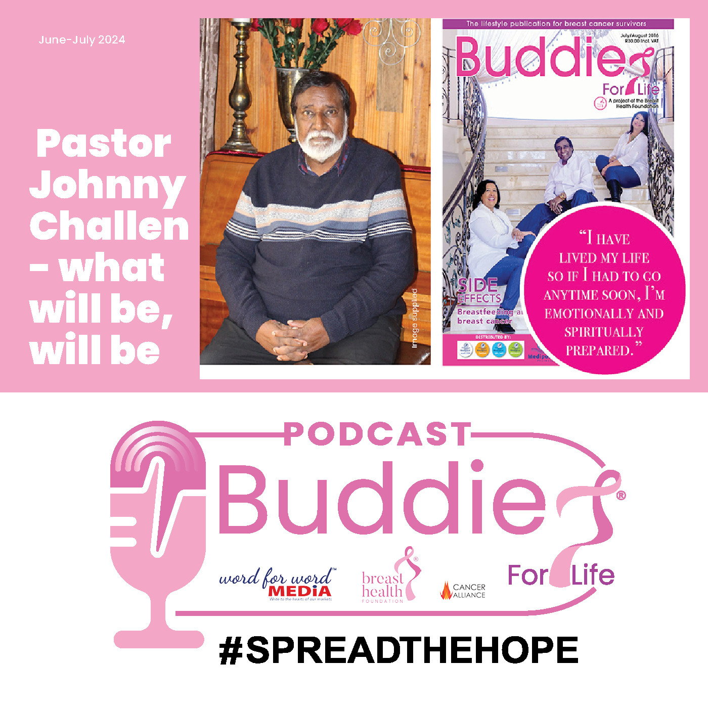 Pastor Johnny Challen - what must be, must be episode artwork