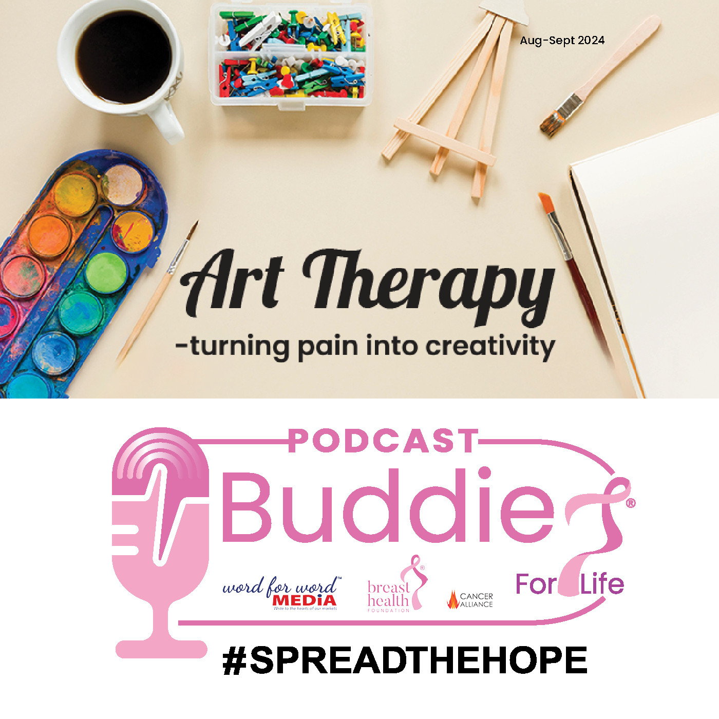 Art therapy - turning pain into creativity episode artwork