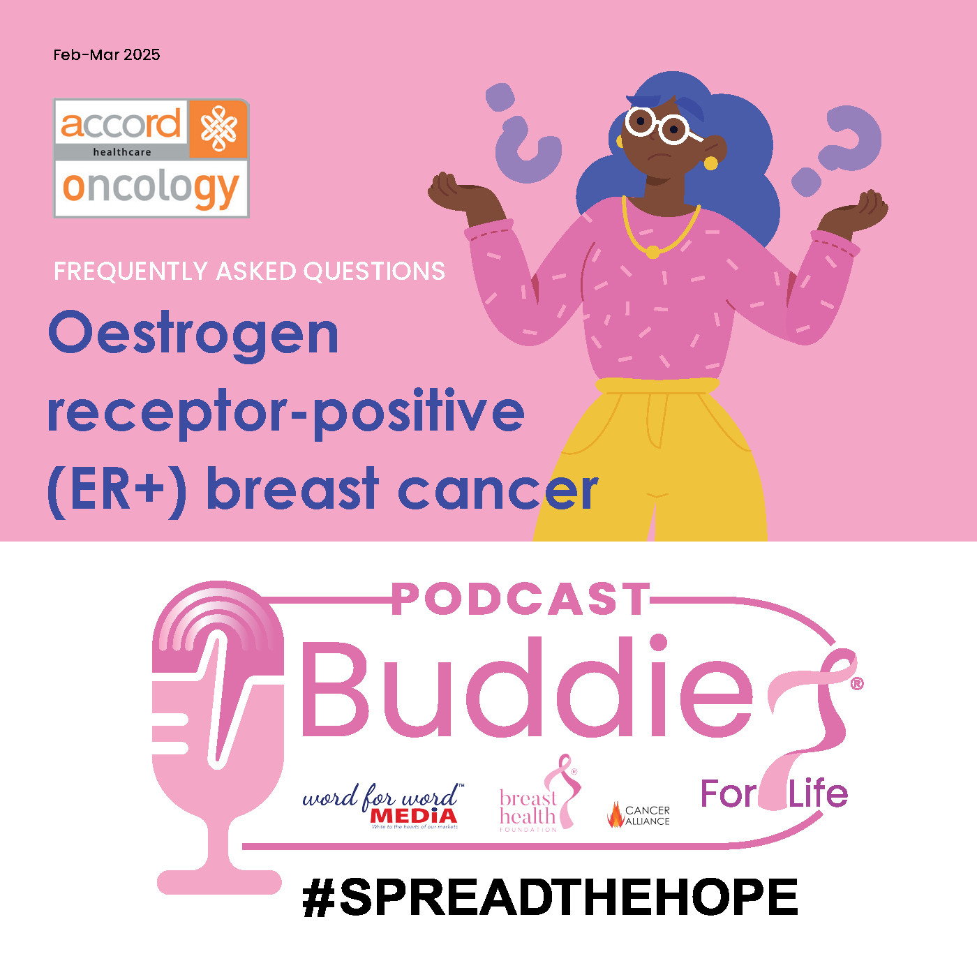 Oestrogen receptor-postive (ER+) breast cancer episode artwork