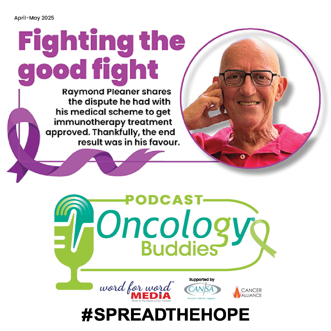 Raymond Pleaner - fighting the good fight