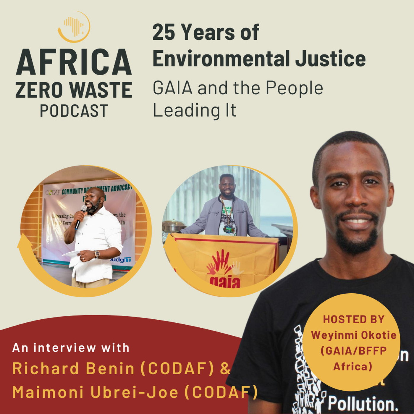 25 Years of Environmental Justice - GAIA and the People Leading It | Weyinmi Okotie, Richard Benin, Maimoni Ubrei-Joe