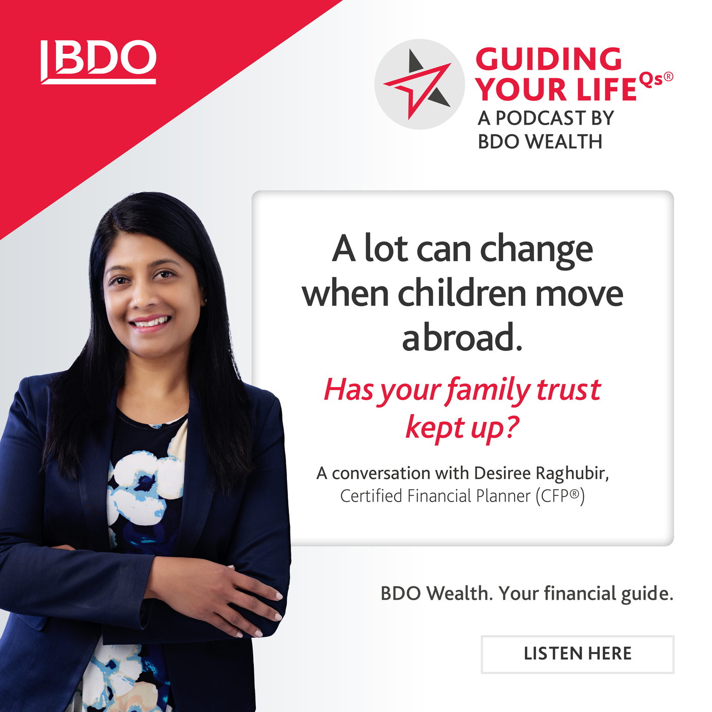 A lot can change when children move abroad. Has your family trust kept up? episode artwork