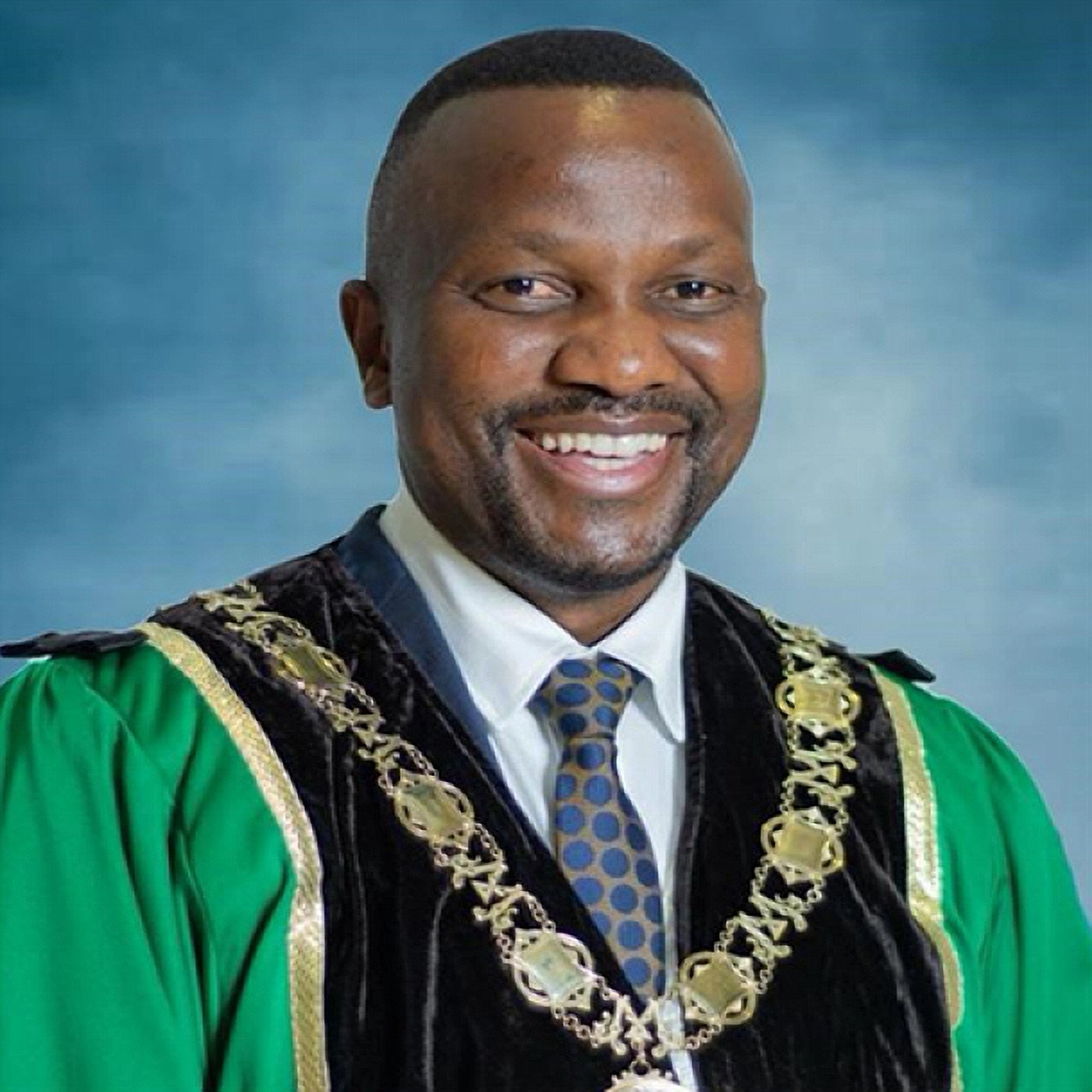 Mayor Cllr Mzi zuma and Speaker NMN Gabela Interviewed @ state of District Address episode artwork