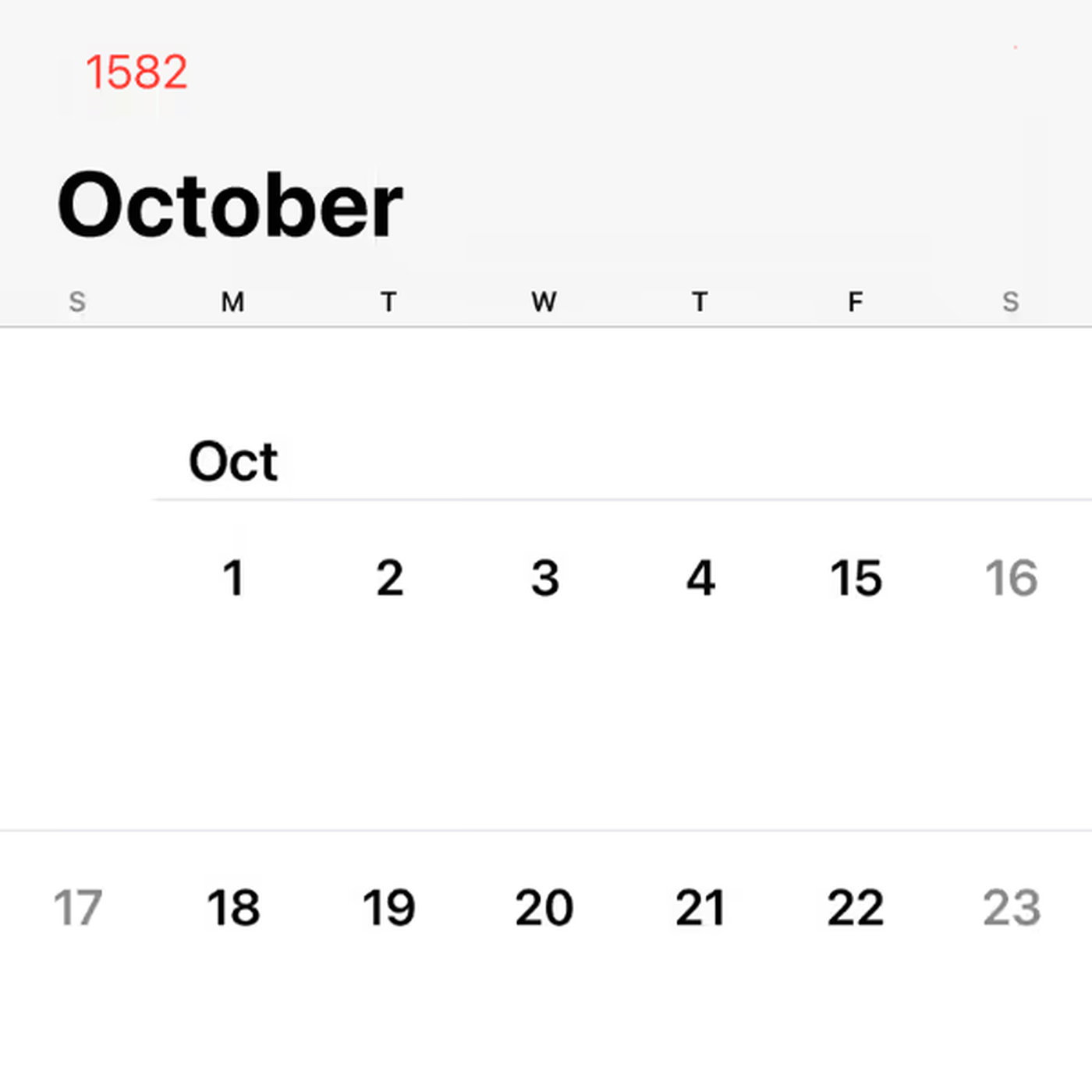How history swallowed 10 days from the calendar.