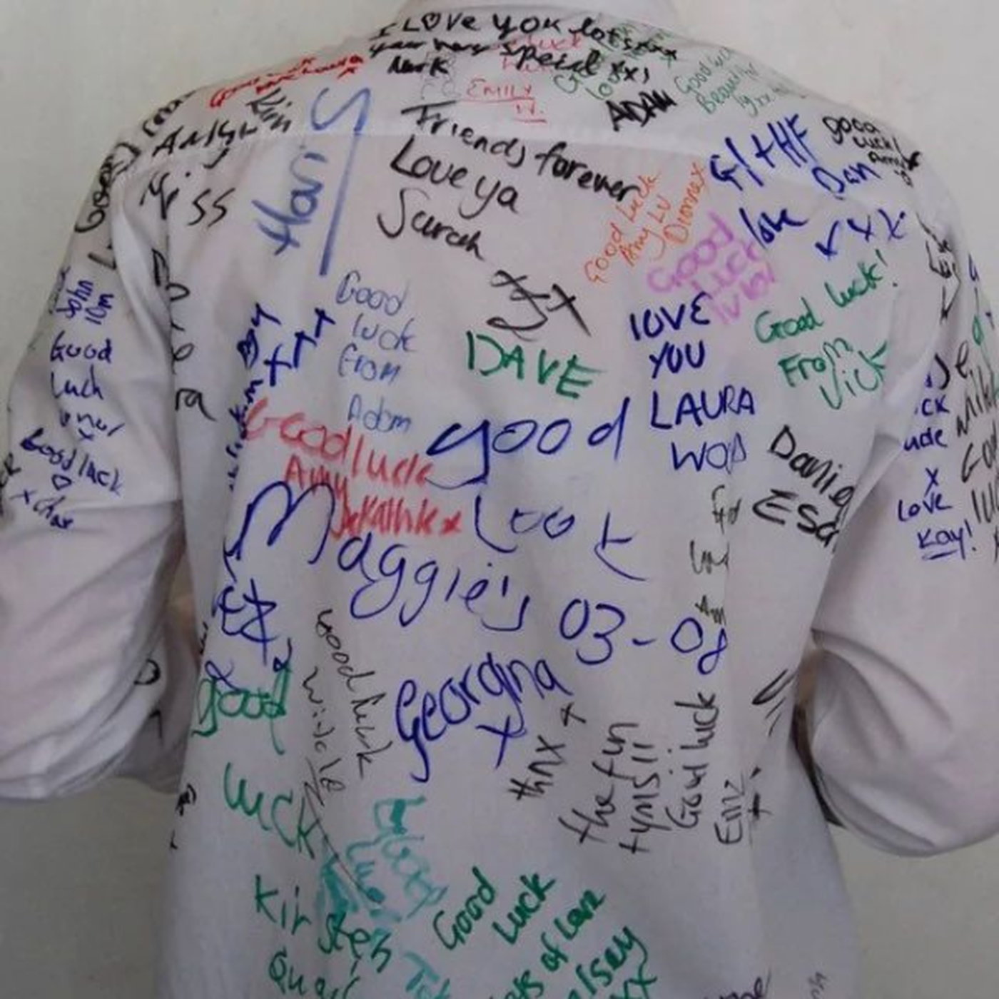 The Matric 40-Day Shirt: You won't believe what Melissa's ex signed on her shirt