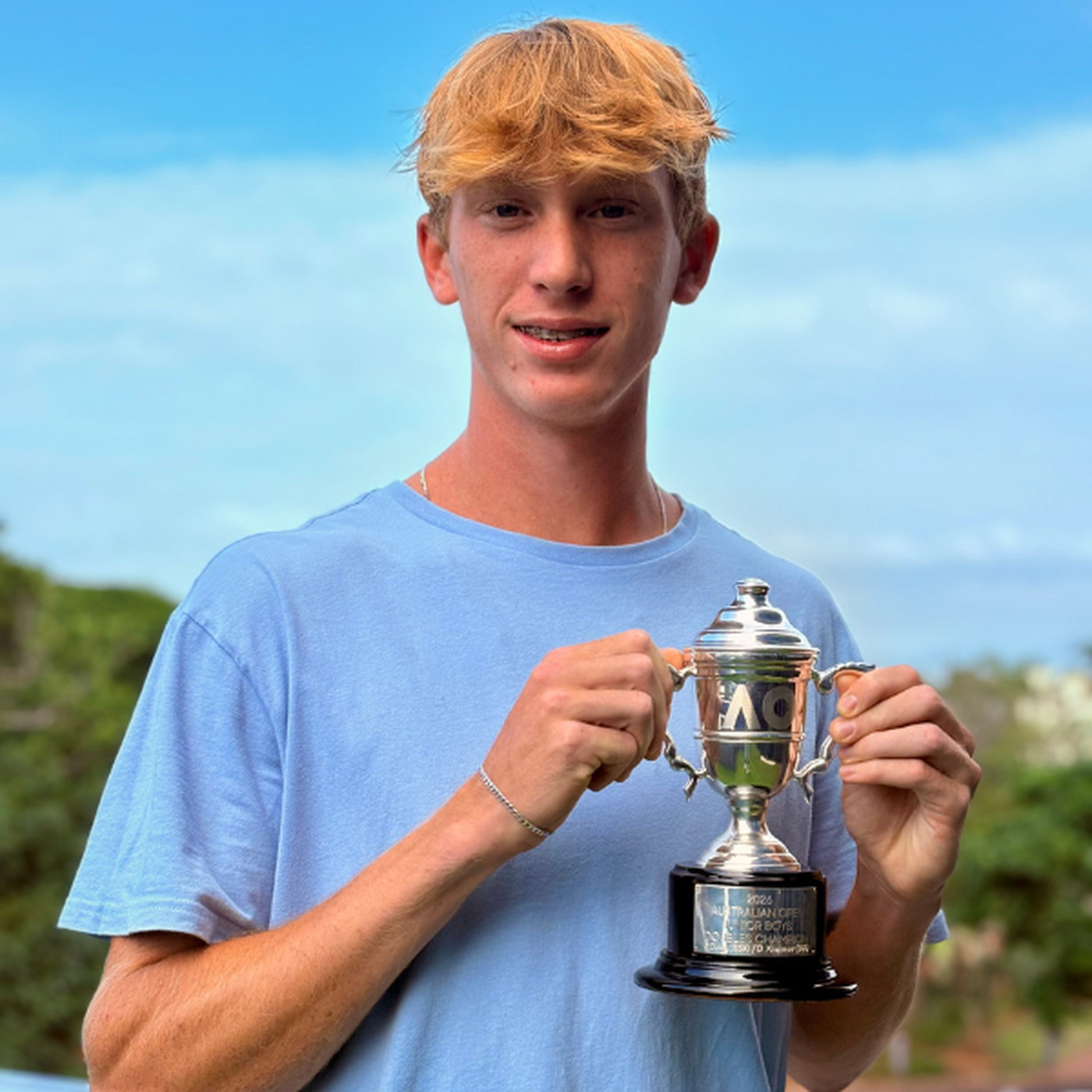 Westville's Connor Doig shares what he sacrificed to be an Australian Open Junior champion