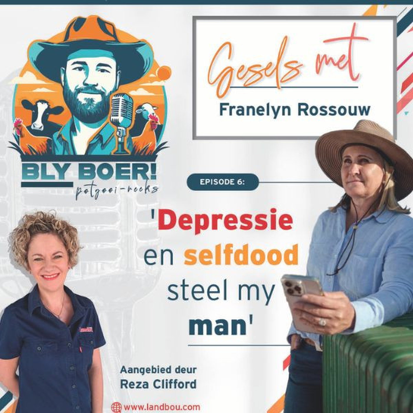‘Depressie en selfdood steel my man’ – Franelyn Rossouw episode artwork