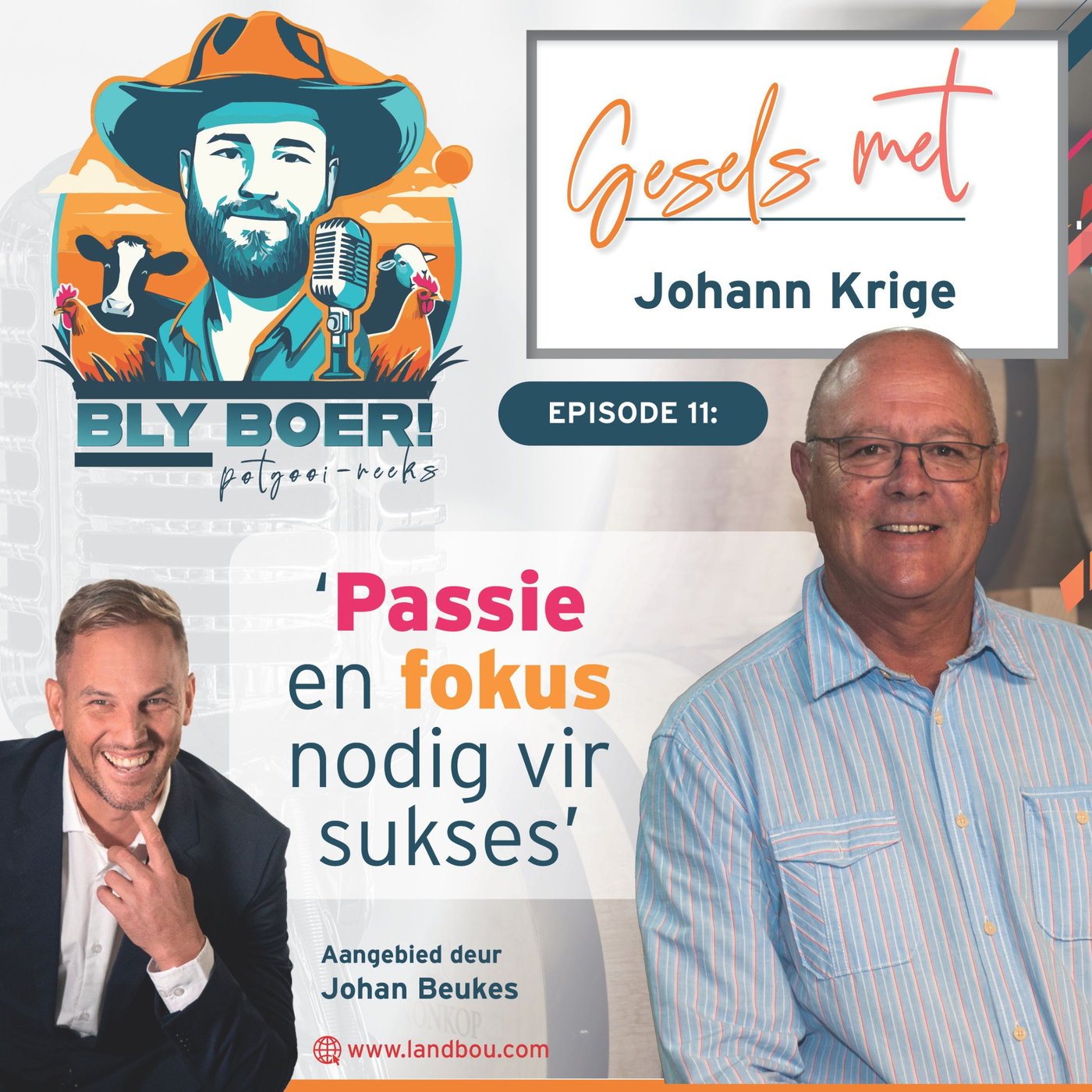 ‘Passie en fokus nodig vir sukses’ – Johann Krige episode artwork
