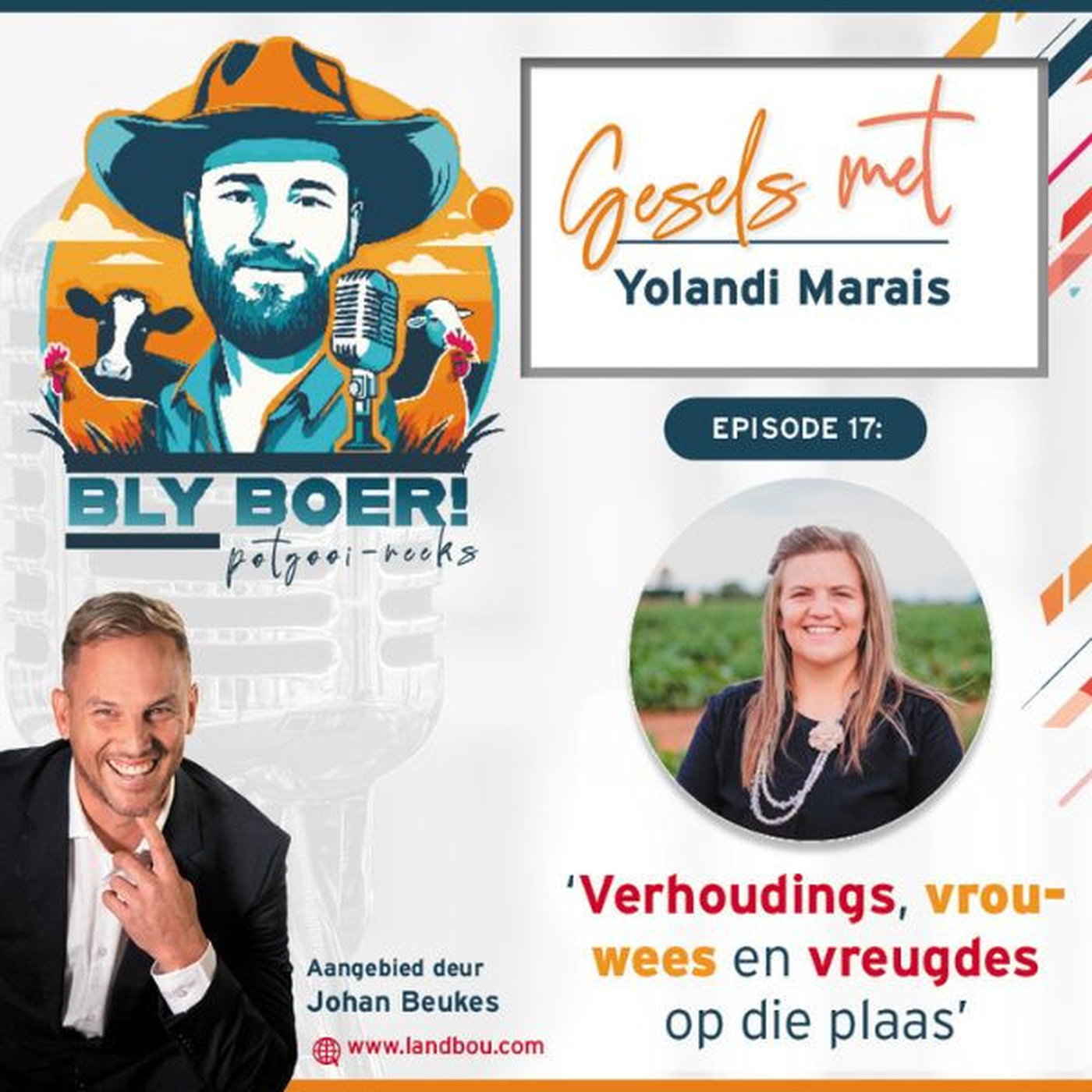 Wat ek geleer het oor verhoudings op die plaas’ – Yolandi Marais episode artwork