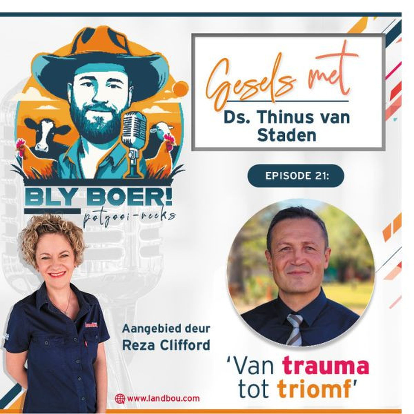 Van trauma tot triomf – Ds. Thinus van Staden episode artwork