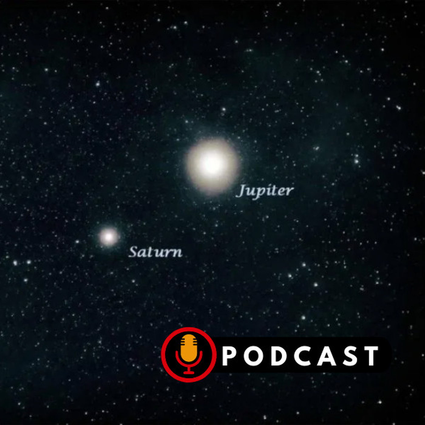 God in die belyning van Jupiter en Saturnus