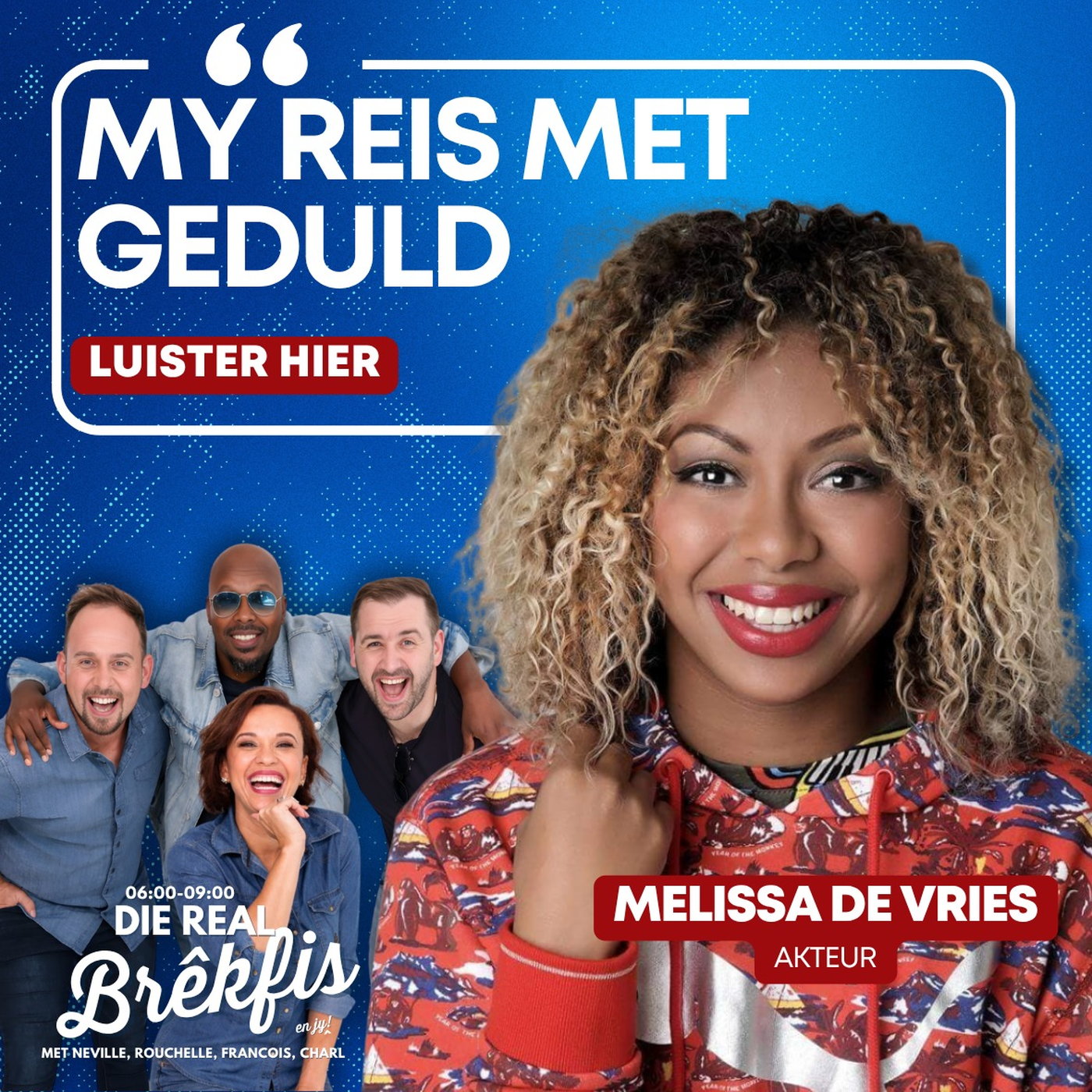 DIE REIS MET GEDULD l Melissa De Vries episode artwork