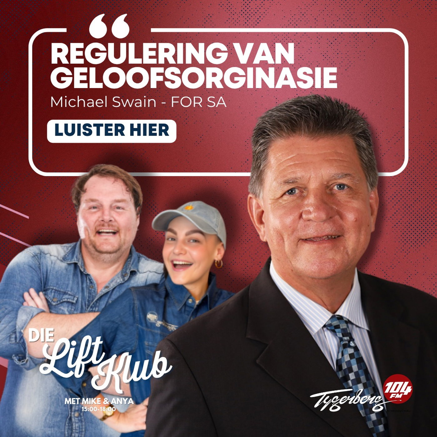 Regulering van Geloofsorginasie - Michael Swain (Executive Director For SA) episode artwork