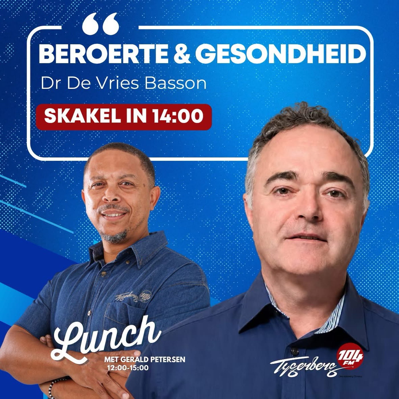 LUNCH MET GERALD | GESONDHEIDSFOKUS - Beroerte & Gesondheid episode artwork