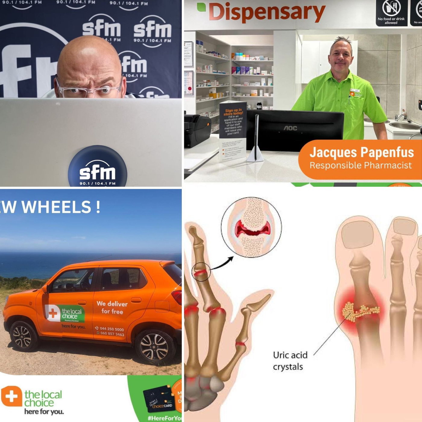 Gesondheidfokus: The Local Choice Apteek - Jig (Gout) 03 Mei 2024 episode artwork