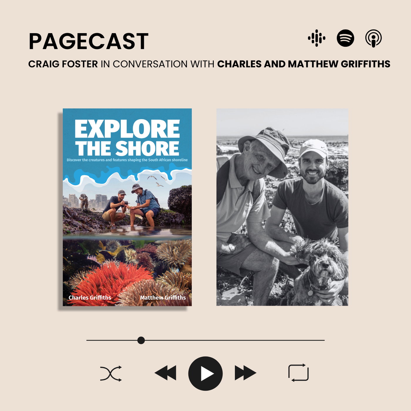 PAGECAST: Explore the Shore by Charles and Matthew Griffiths (with Craig Foster)