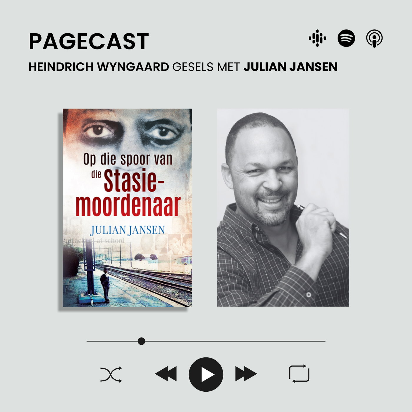 Op die spoor van die Stasiemoordenaar deur Julian Jansen (met Heindrich Wyngaard)