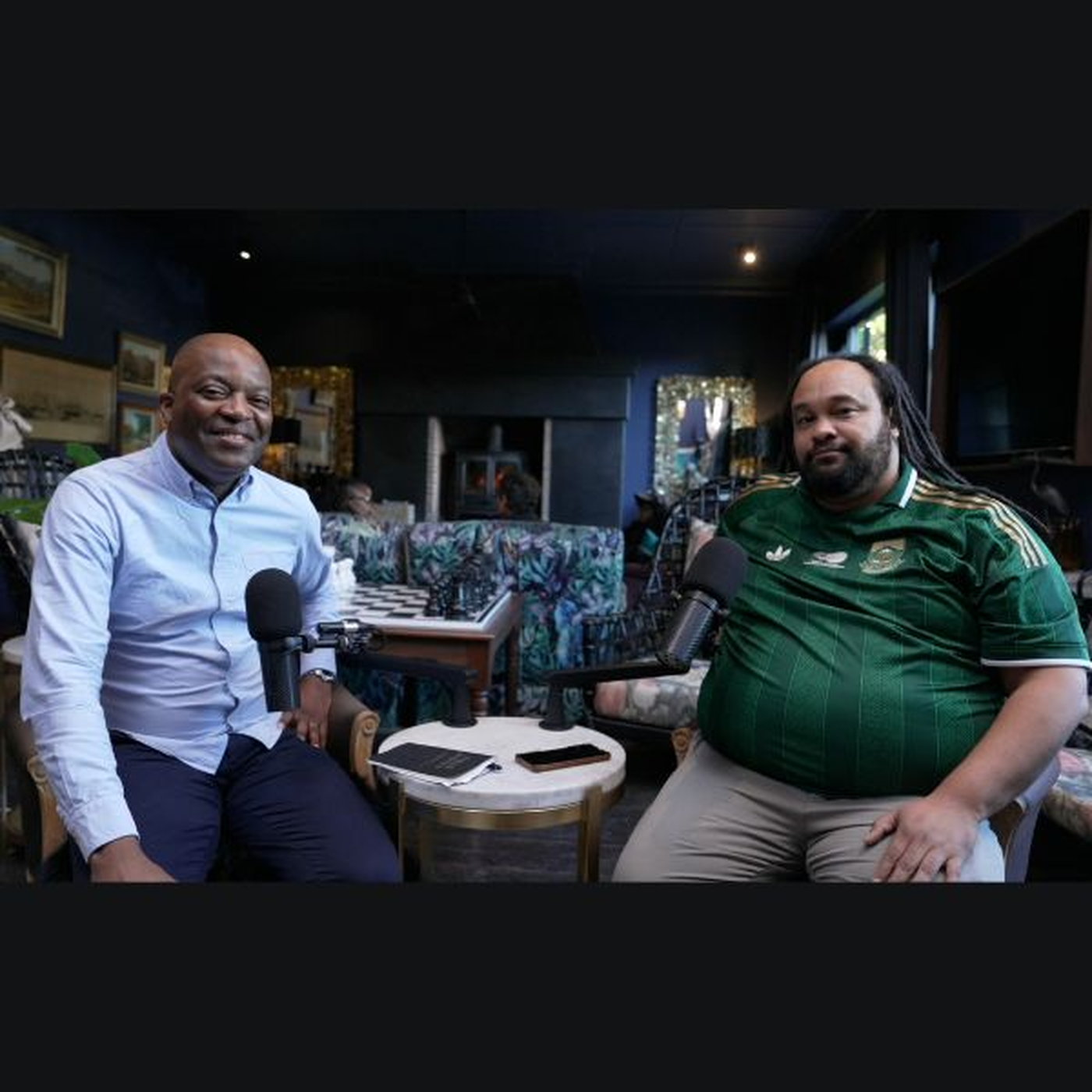 Pagecast at Franschhoek Literary Festival - Lester Kiewit in conversation with Justice Malala
