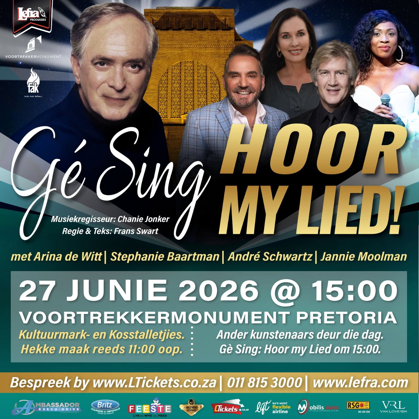 Gister Se Grotes: Gé Korsten Sing - Hoor My Lied by die Voortrekker Monument episode artwork