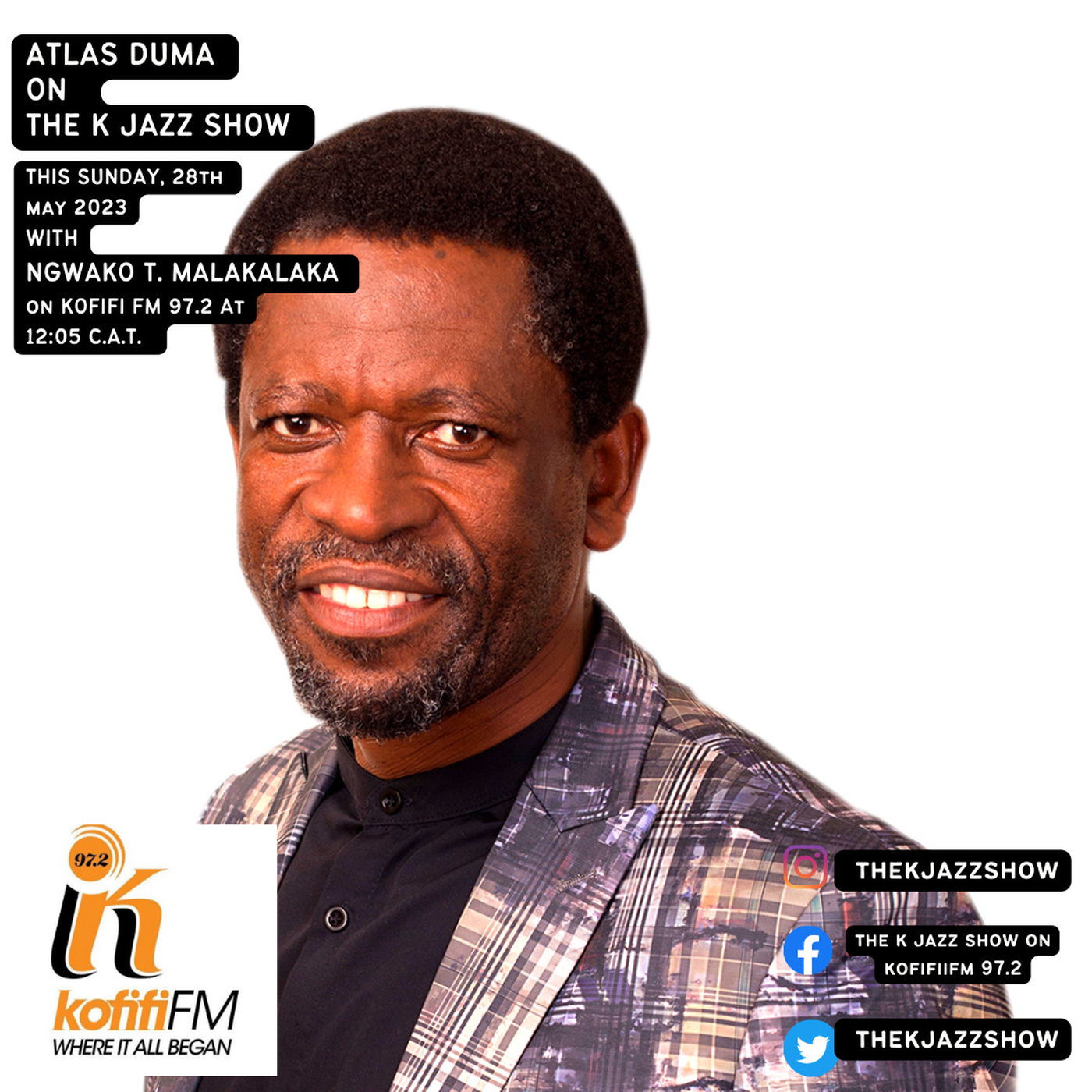 Atlas Duma talks the Inaugural KwaZulu Jazz Festival on Kofifi FM 97.2
