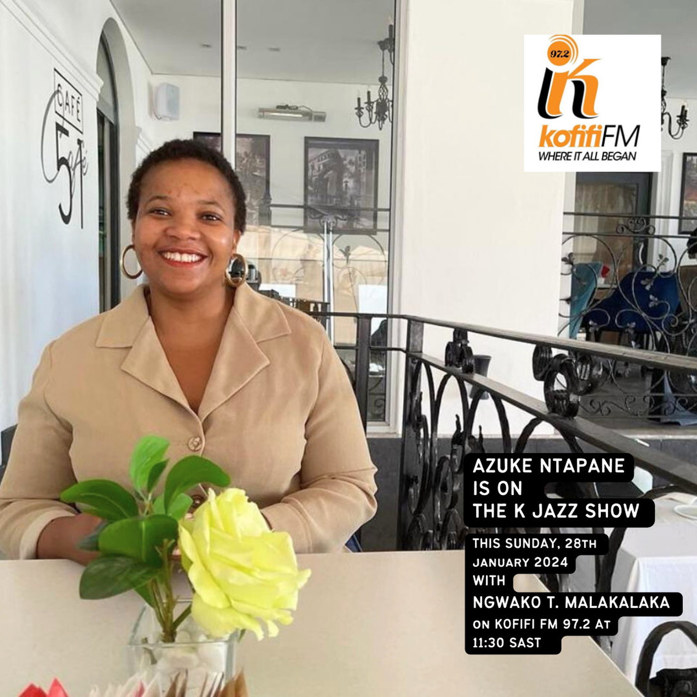 Azuke Ntapane talks the 2nd Annual Journey to Jazz Festival 2024 on Kofifi FM 97.2