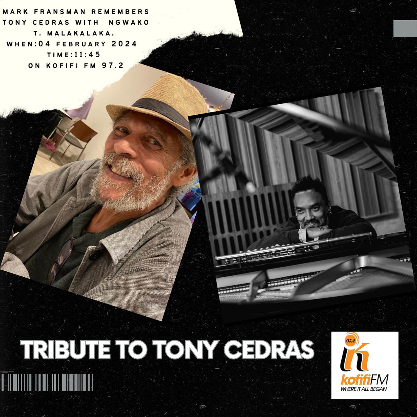 Mark Fransman remembers Tony Cedras