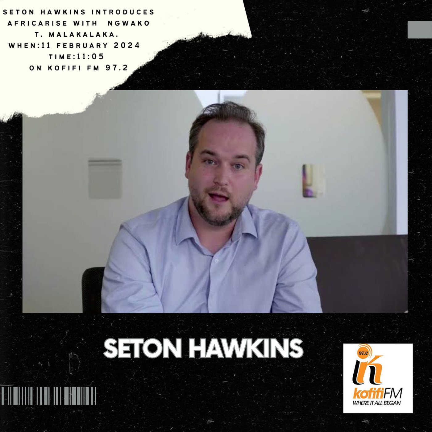 Introducing AfricArise with Seton Hawkins on Kofifi FM 97.2