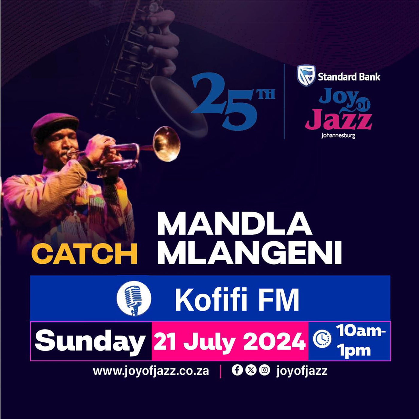 Joy of Jazz and Mandla Mlangeni give back to the Arts for Nelson Mandela Day 2024