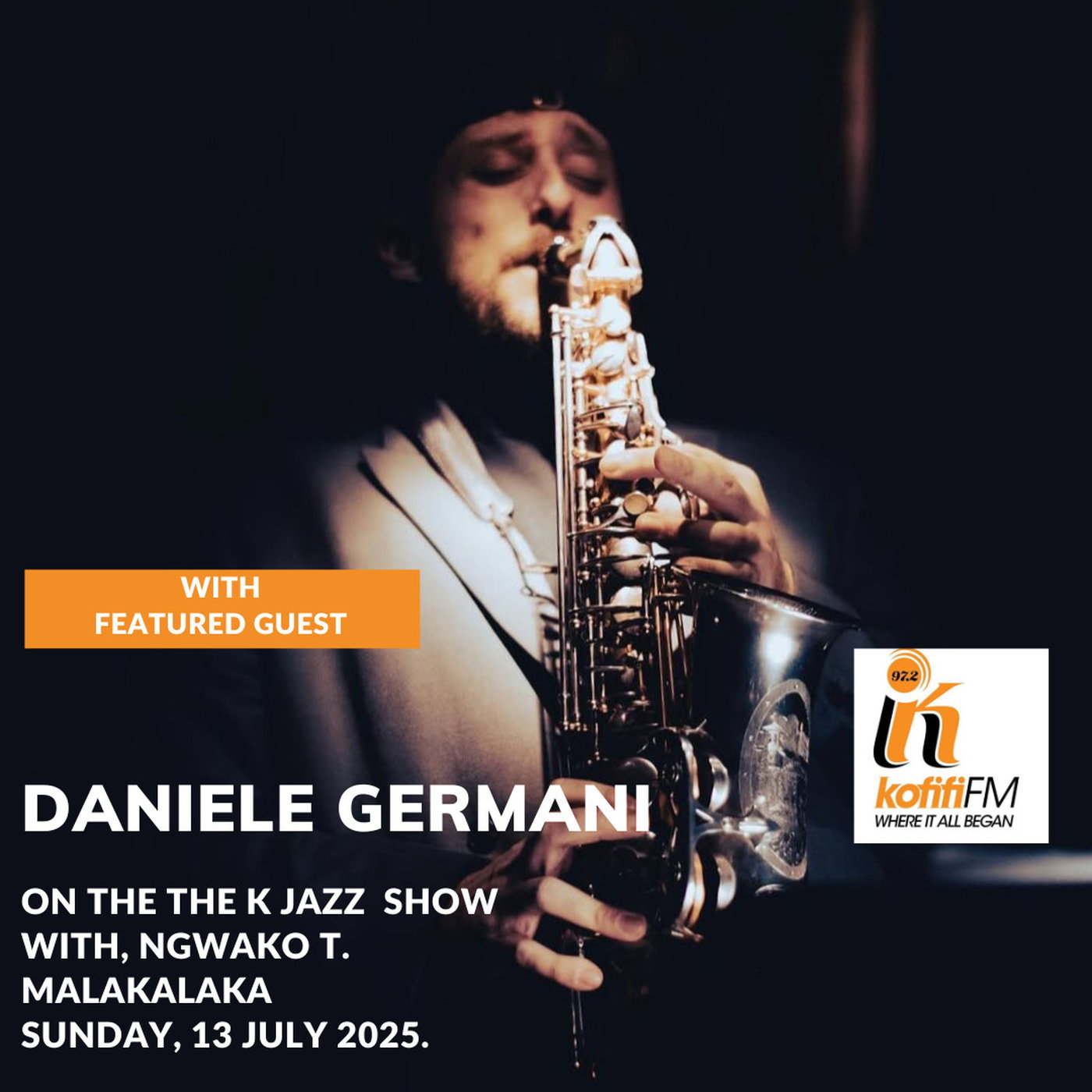 The art of Sax with Daniele Germani on The K Jazz Show