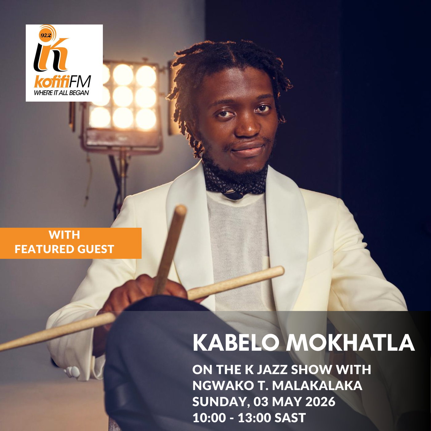 Kabelo Mokhatla: A Rise in Grace on The K Jazz Show episode artwork