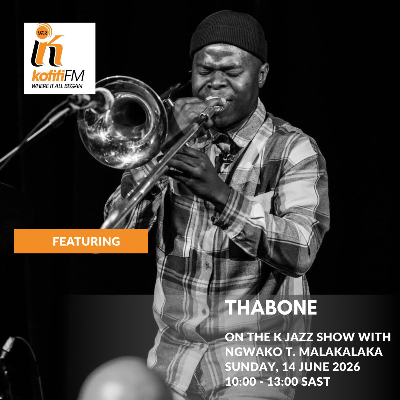 Thabone on The K Jazz Show episode artwork