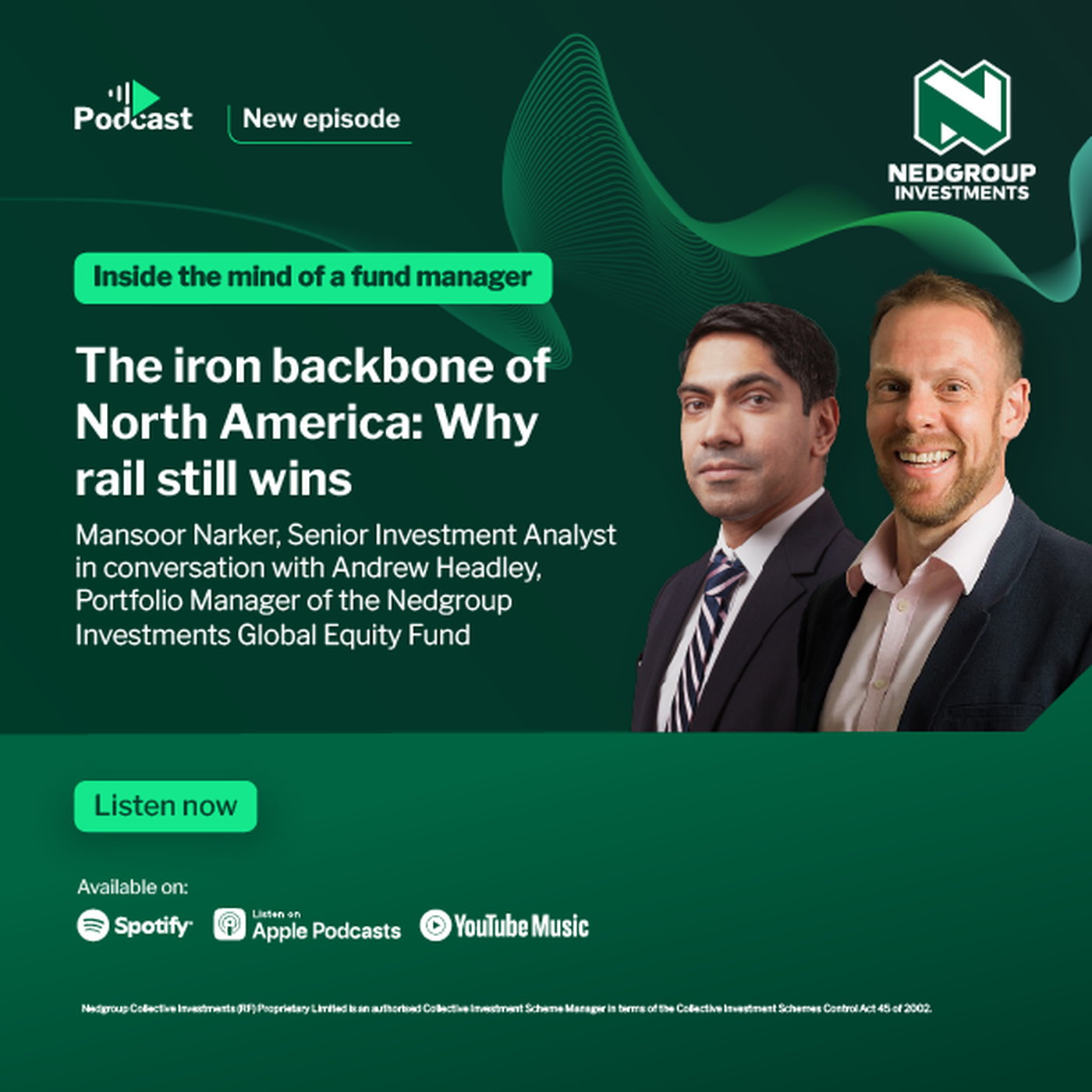 Inside the mind of a fund manager Ep 8: The iron backbone of North America: Why rail still wins episode artwork