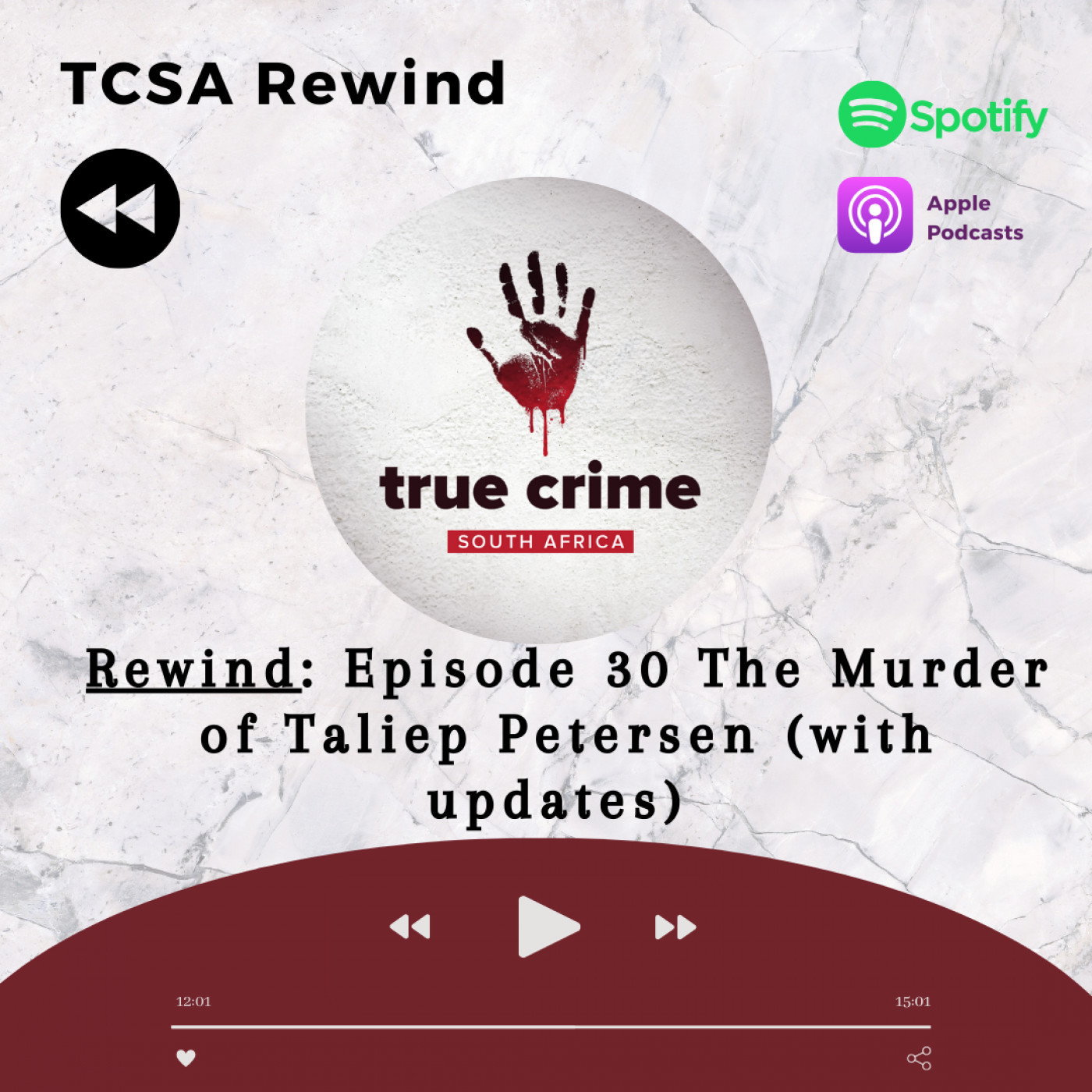 TCSA Rewind: Episode 30 The Murder of Taliep Petersen (with updates)