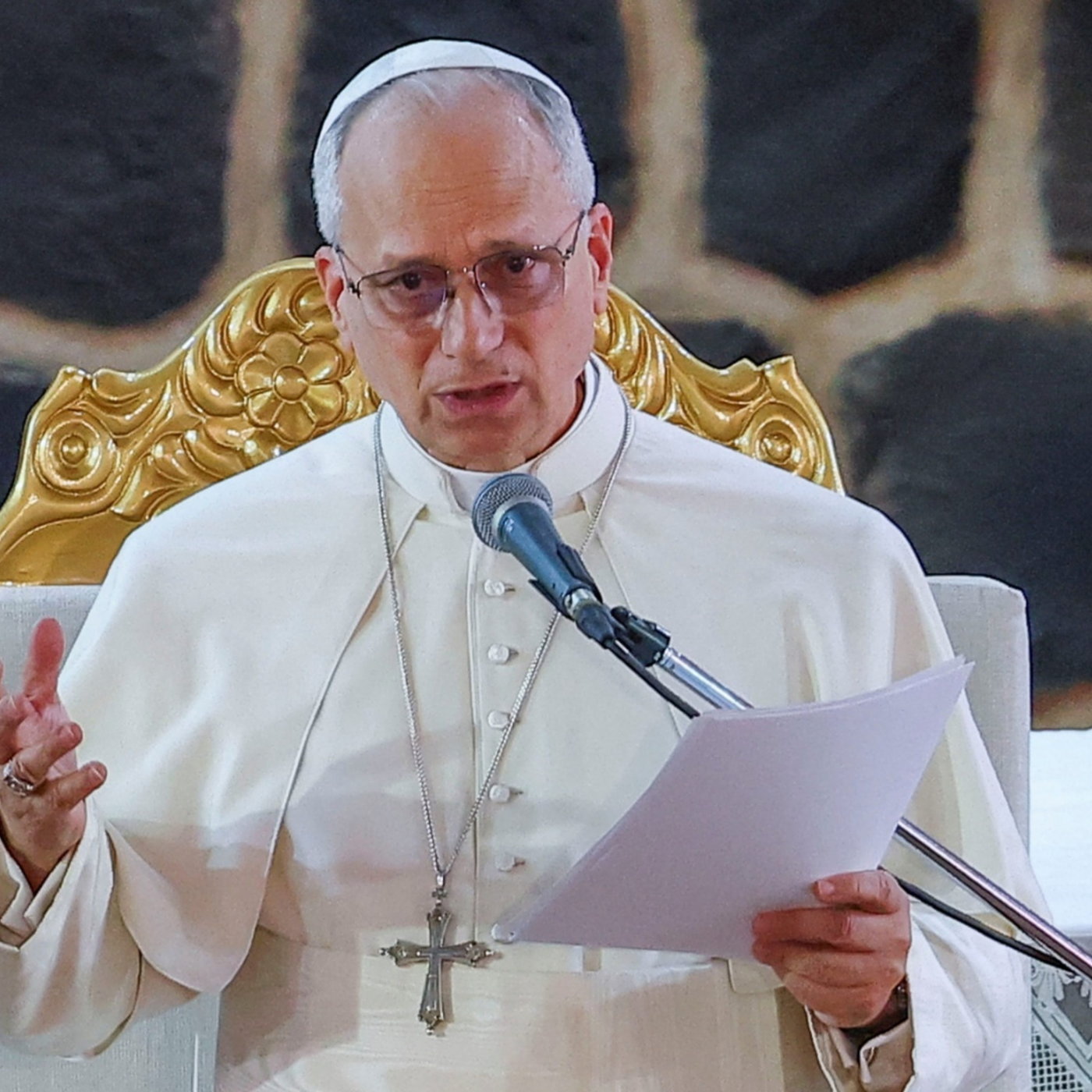 Pope Leo: 'world ravaged by handful of tyrants' episode artwork