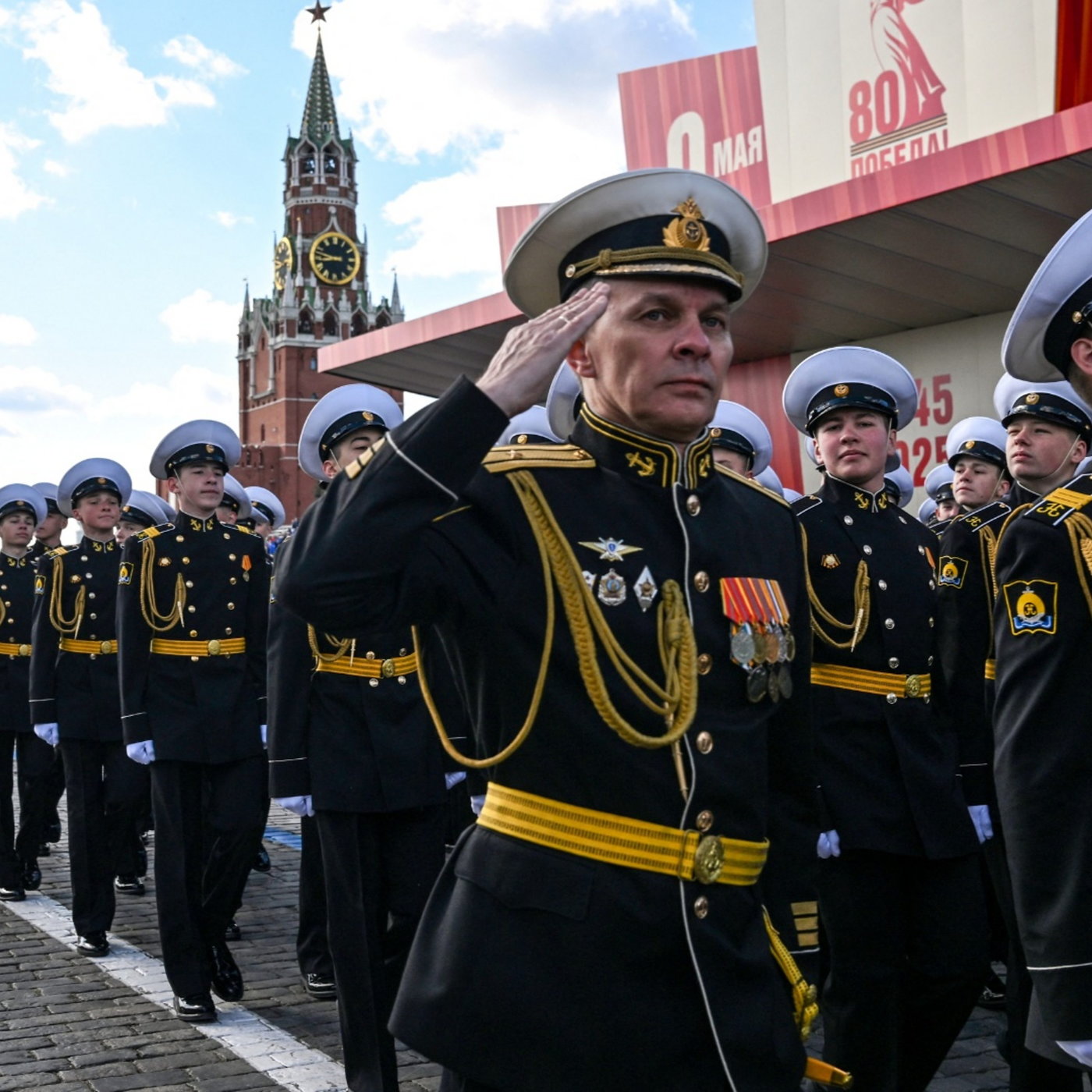 Russia scales back Moscow Victory Day parade episode artwork
