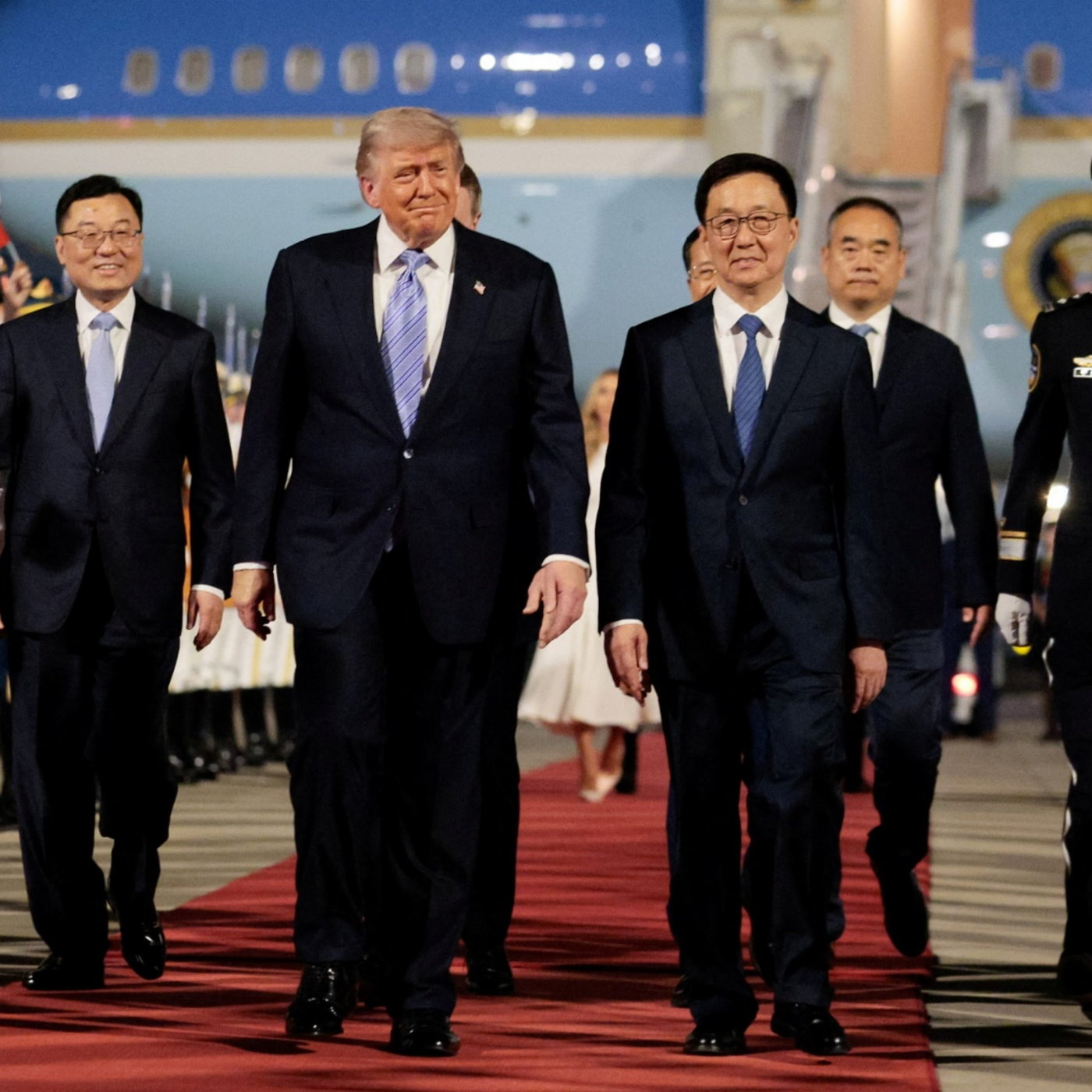 Donald Trump lands in China for high-stakes talks episode artwork