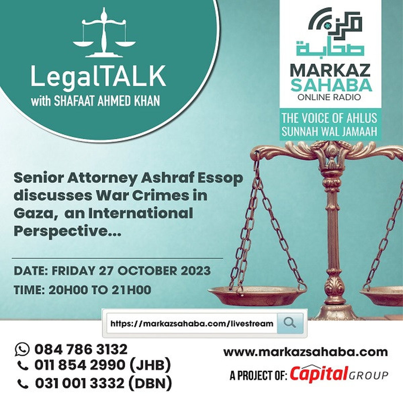 27 October 2023 - War Crimes In Gaza ,An International perspective episode artwork