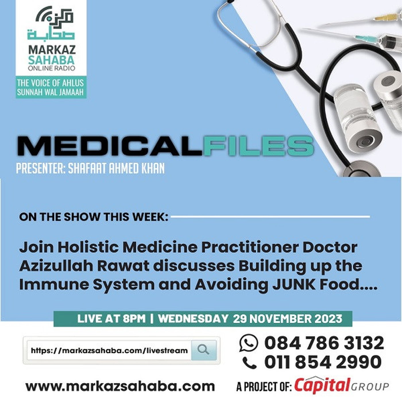 29 November 2023 - Building Up The Immune System And Avoiding Junk Food