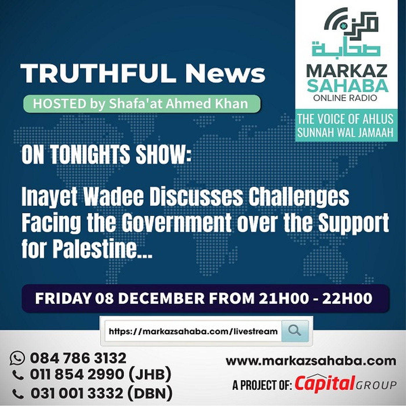 08 December 2023 - Challenges Facing The Government Ove The Support For Palestine episode artwork
