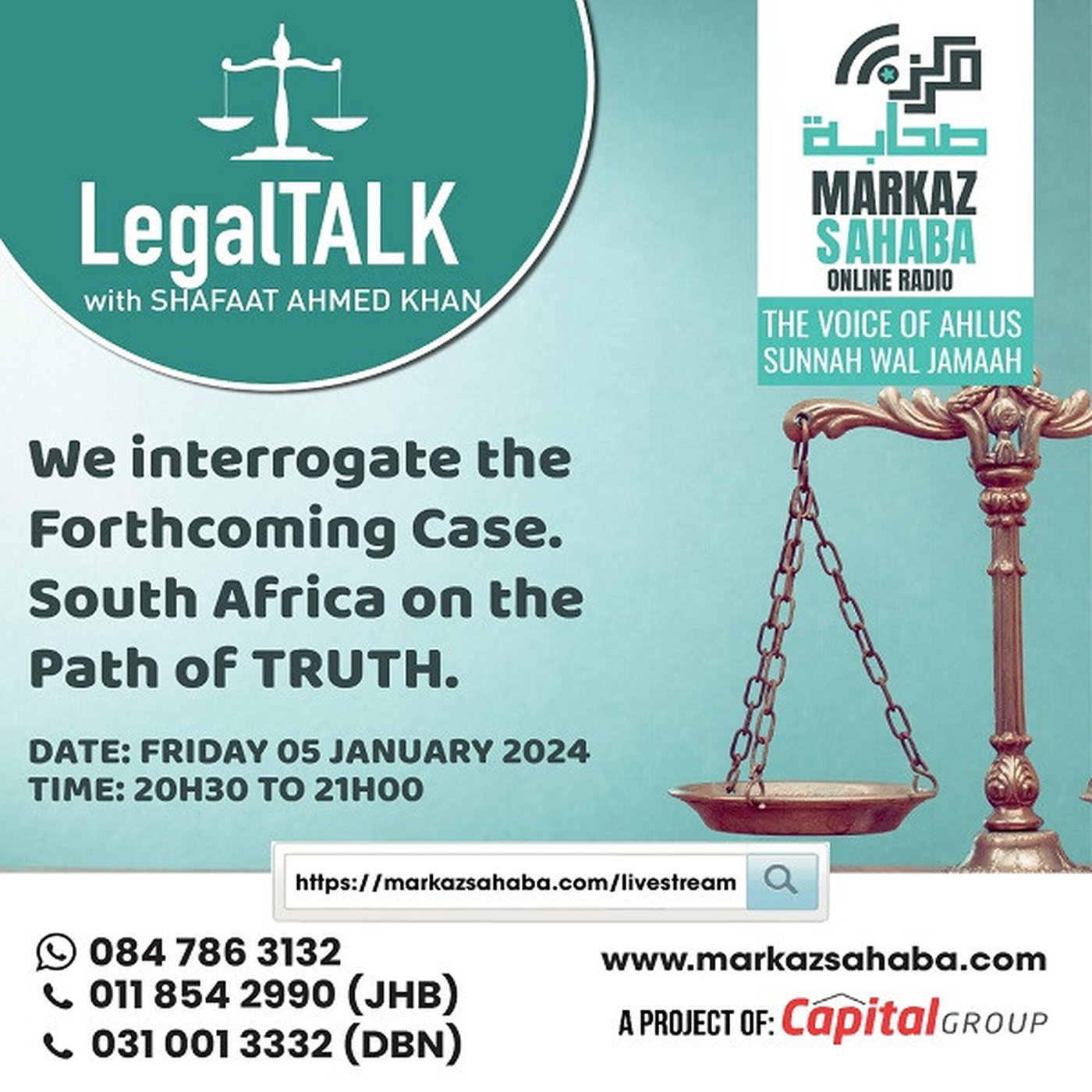 05 January 2024 - Interrogating The Fourth Coming Case.SA On The Path Of Truth episode artwork