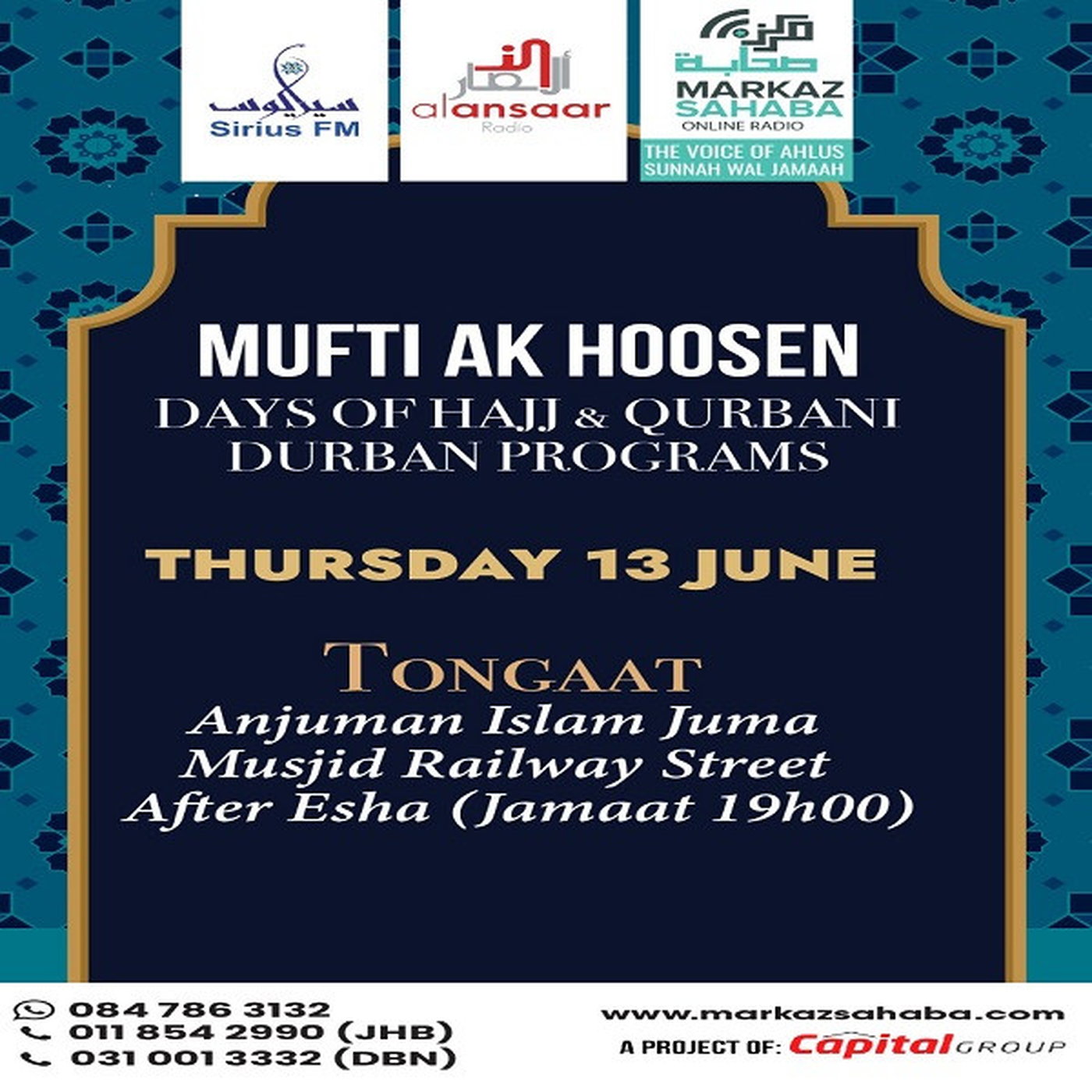 13 June 2024 - Days Of Hajj And Qurbani