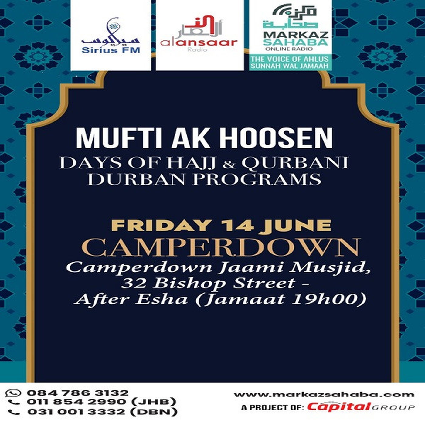 14 June 2024 - Days Of Hajj & Qurbani