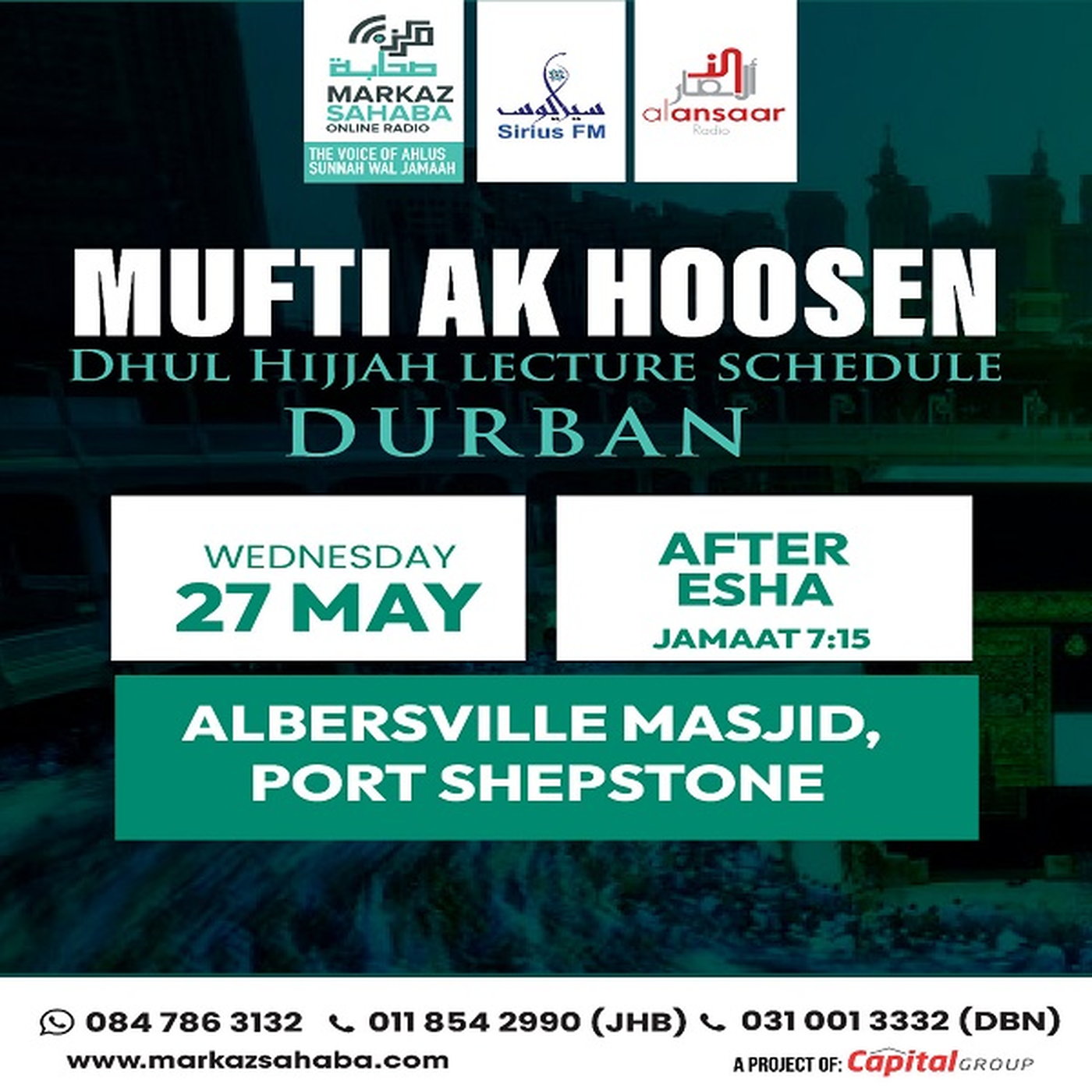 27 May 2026 - Albersville Masjid ,Port Shepstone episode artwork