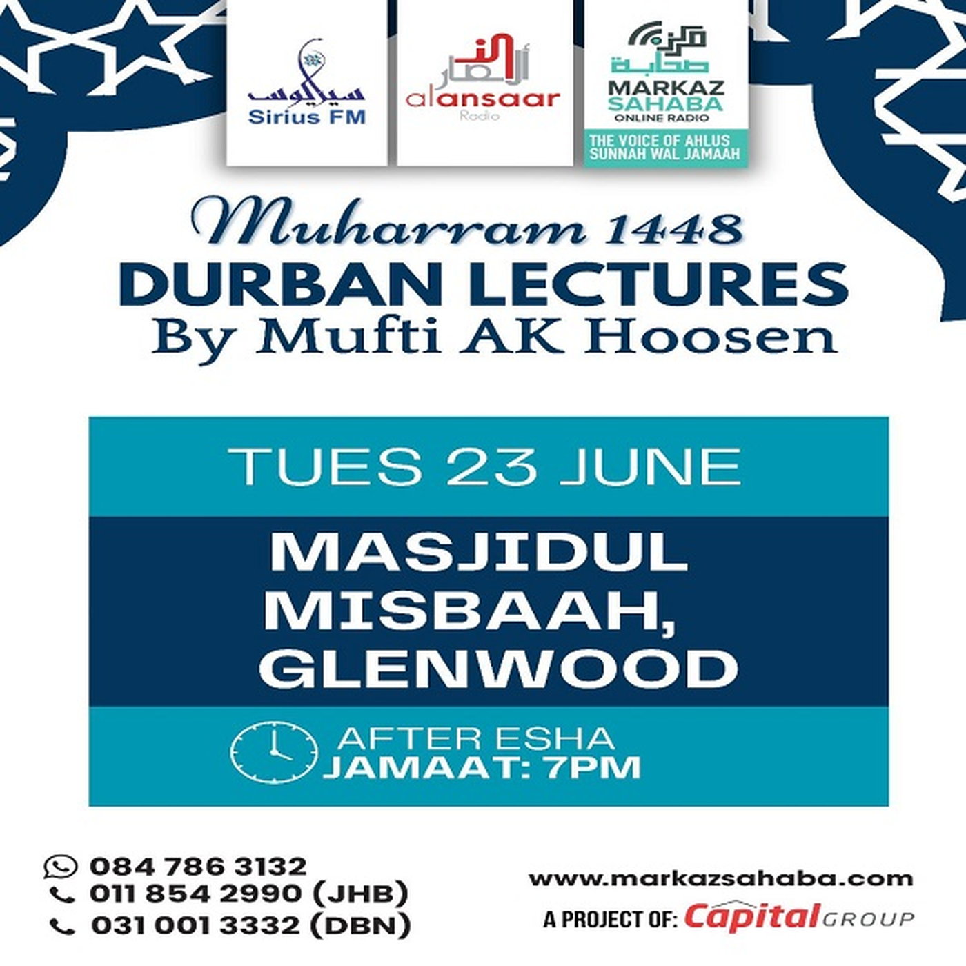 23 June 2026 - Masjidul Misbaah, Glewood episode artwork