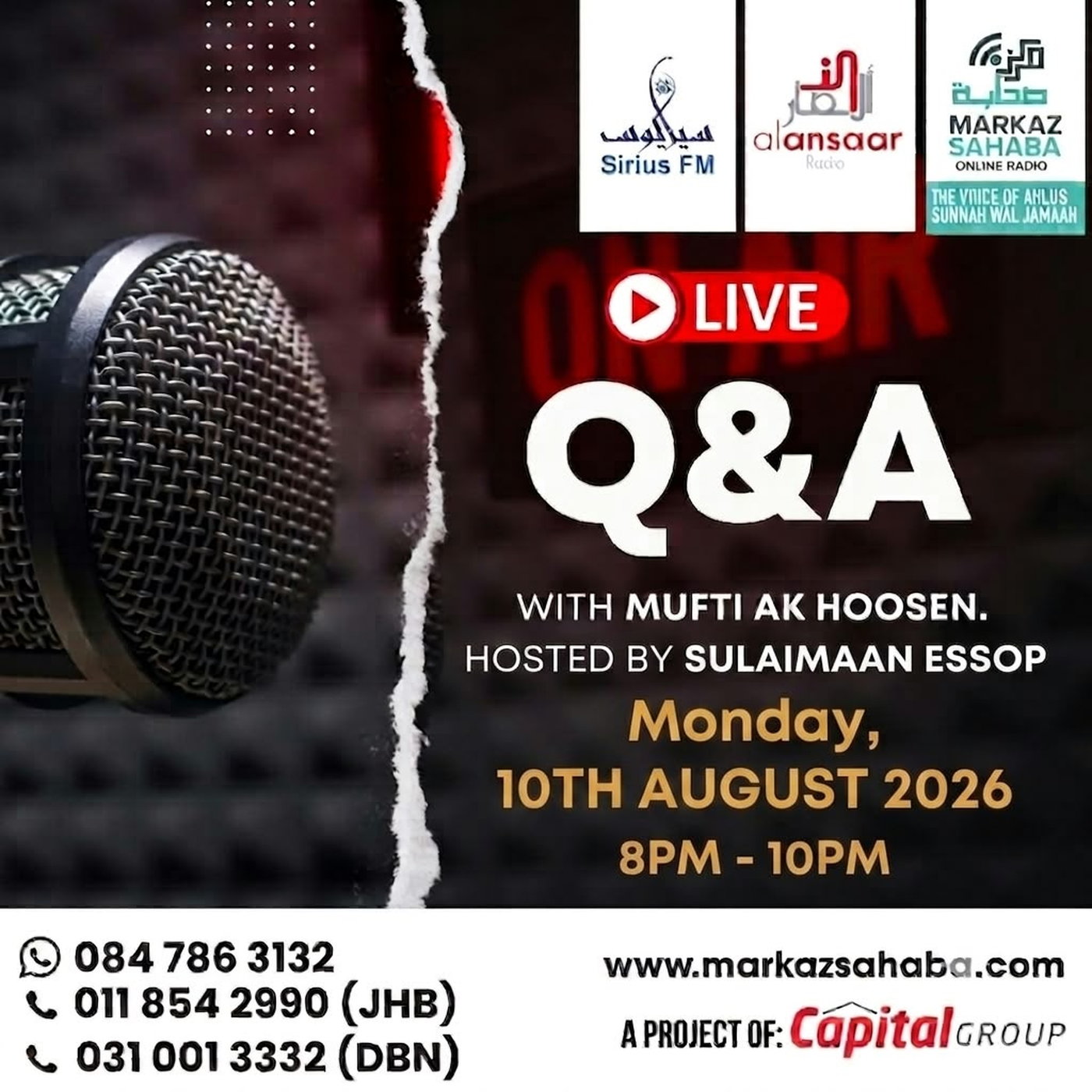 10 August 2026 - QnA Monday Edition Part 1 of 2 episode artwork