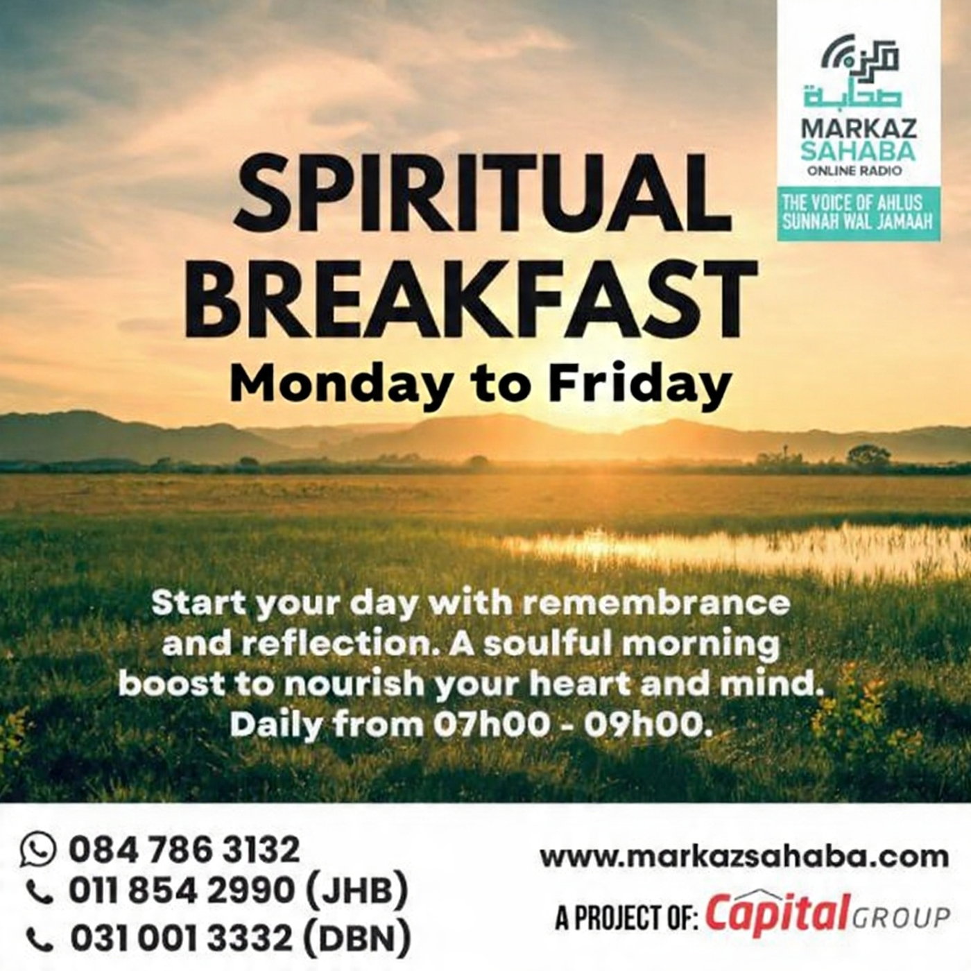 12 August 2026 - Spiritual Breakfast - with Moulana Zahid Khan episode artwork