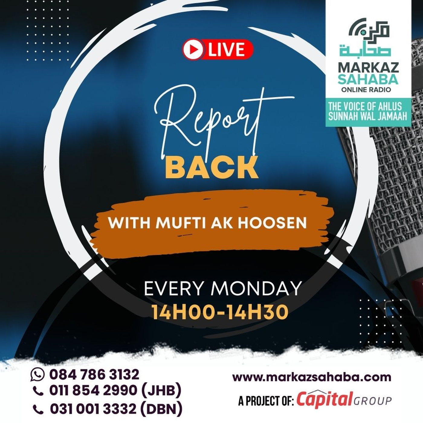 The Report Back of Mufti AK\'s Activities and Tours