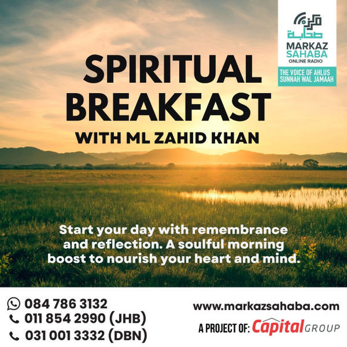 Spiritual Breakfast with Moulana Zahid Khan